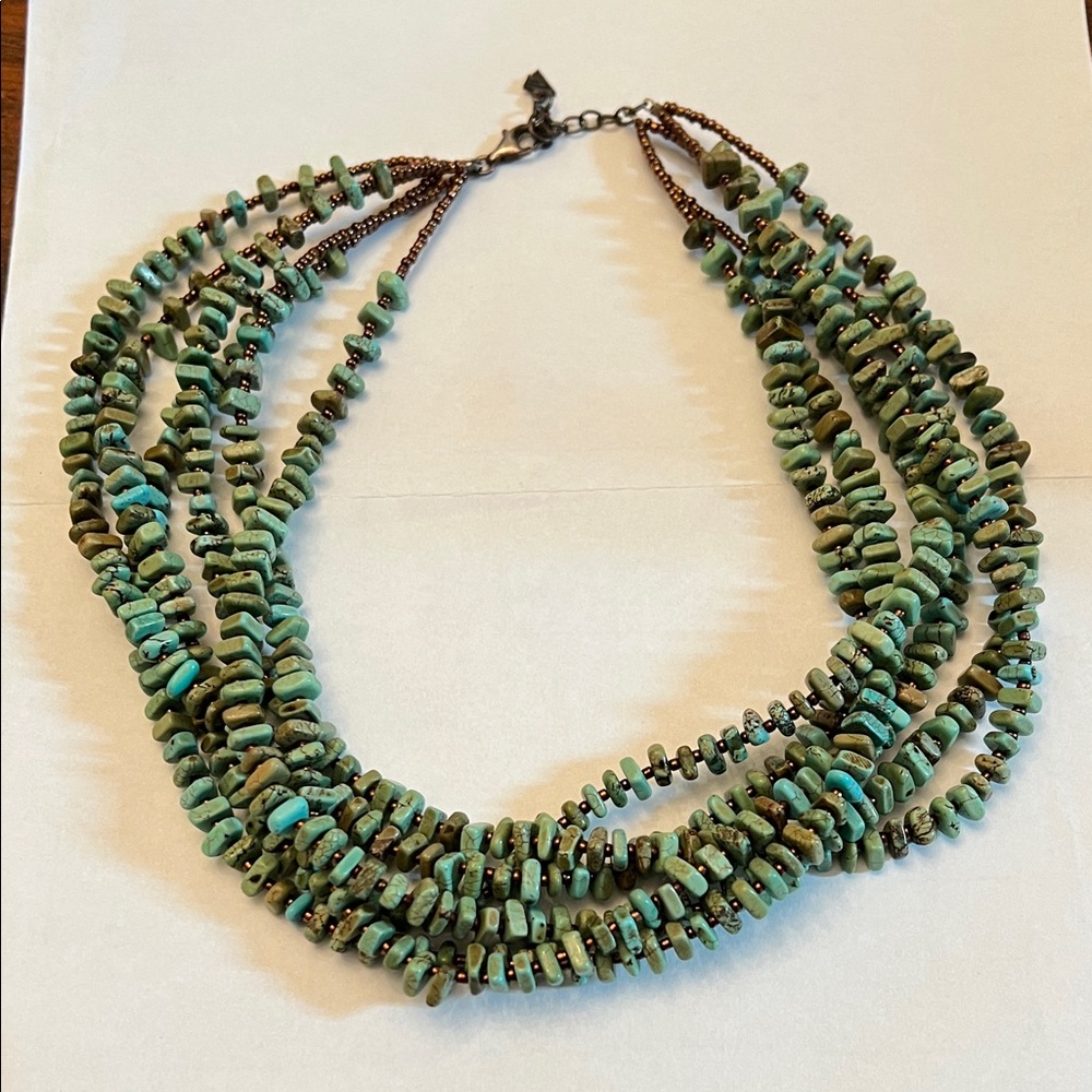 Turquoise Beaded Necklace